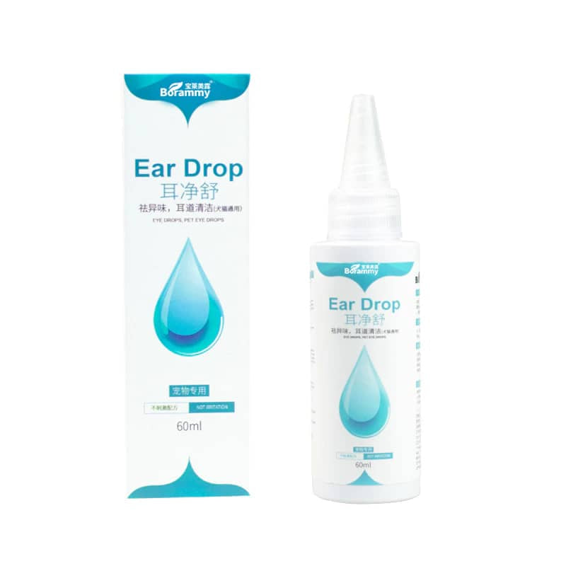 BORAMMY Pet Ear Cleaner for Cats and Dogs 60ML