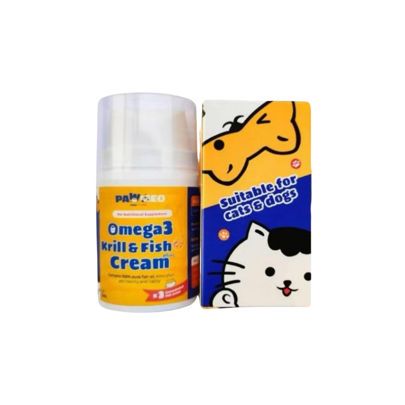 PAWMEO OMEGA 3 KRILL + FISH CREAM 50ML
