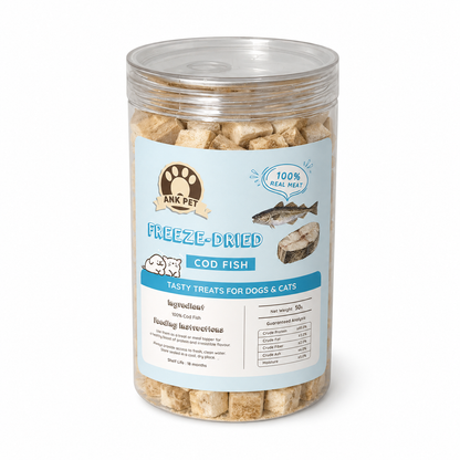 ANK Freeze-Dried Meat Chicken/Duck/EggYolk/Salmon/Capelin