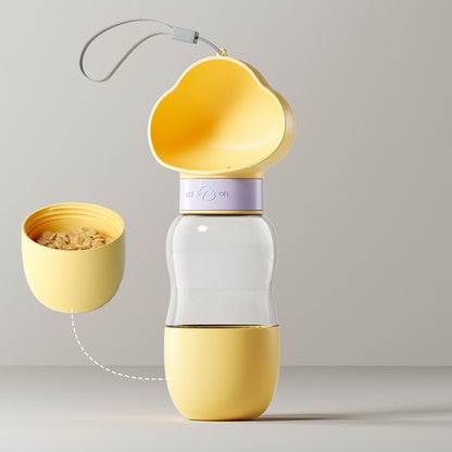 Dog Portable Water Bottle & Dog Travel 2in1 Cup 狗狗外出水杯狗水壶便携式随行杯遛狗水瓶