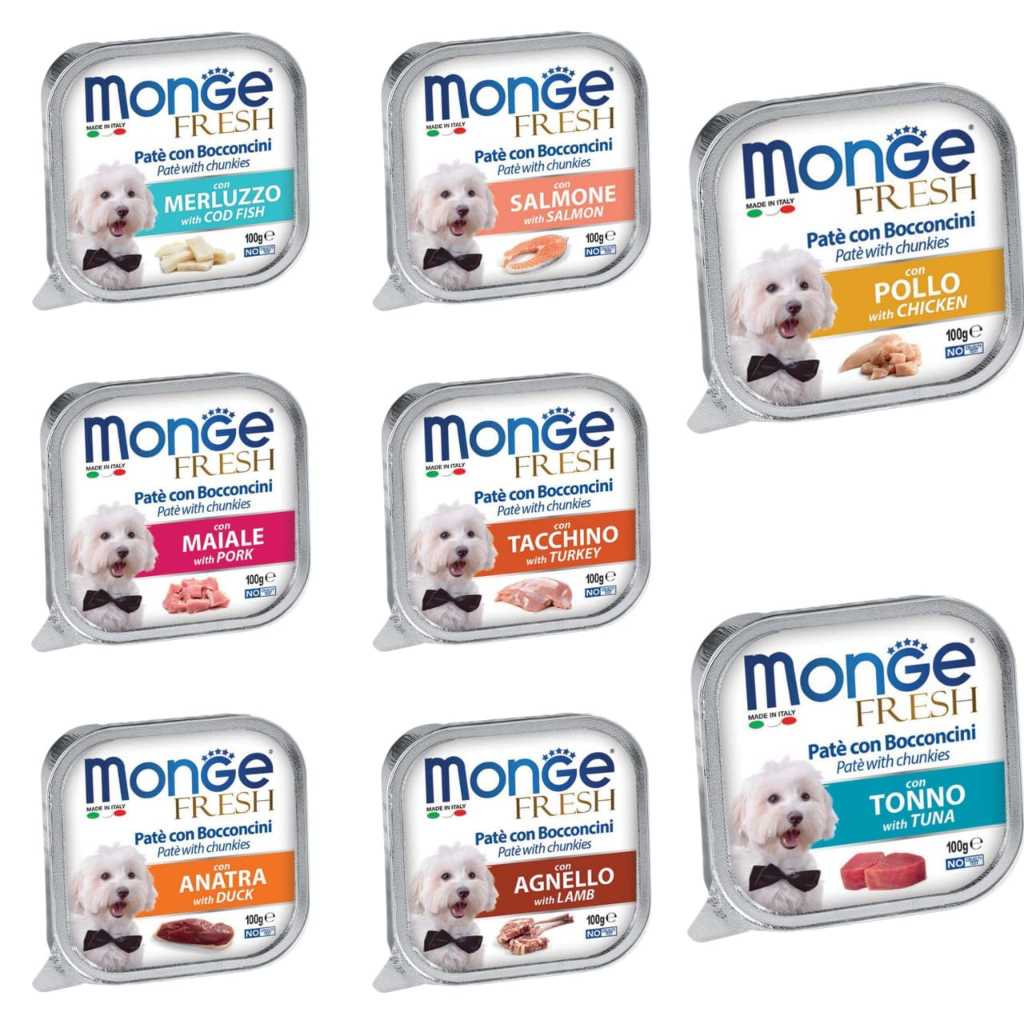 MONGE FRESH / MONGE FRUIT DOG WET FOOD 100G