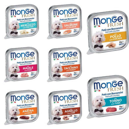 MONGE FRESH / MONGE FRUIT DOG WET FOOD 100G