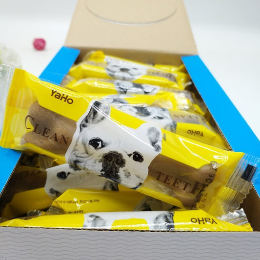 YAHO BONE 25G MILK/CHICKEN/BEEF/PORK 狗狗磨牙棒