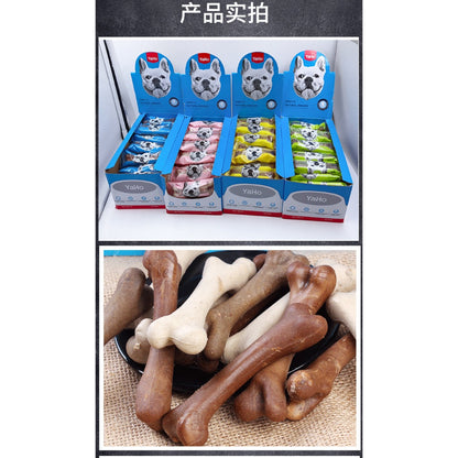 YAHO BONE 25G MILK/CHICKEN/BEEF/PORK 狗狗磨牙棒