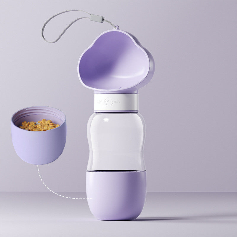 Dog Portable Water Bottle & Dog Travel 2in1 Cup 狗狗外出水杯狗水壶便携式随行杯遛狗水瓶
