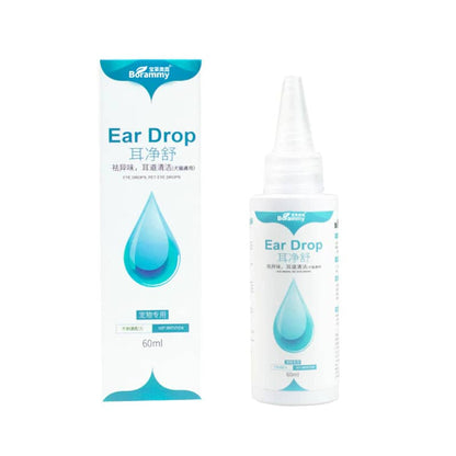 BORAMMY Pet Ear Cleaner for Cats and Dogs 60ML