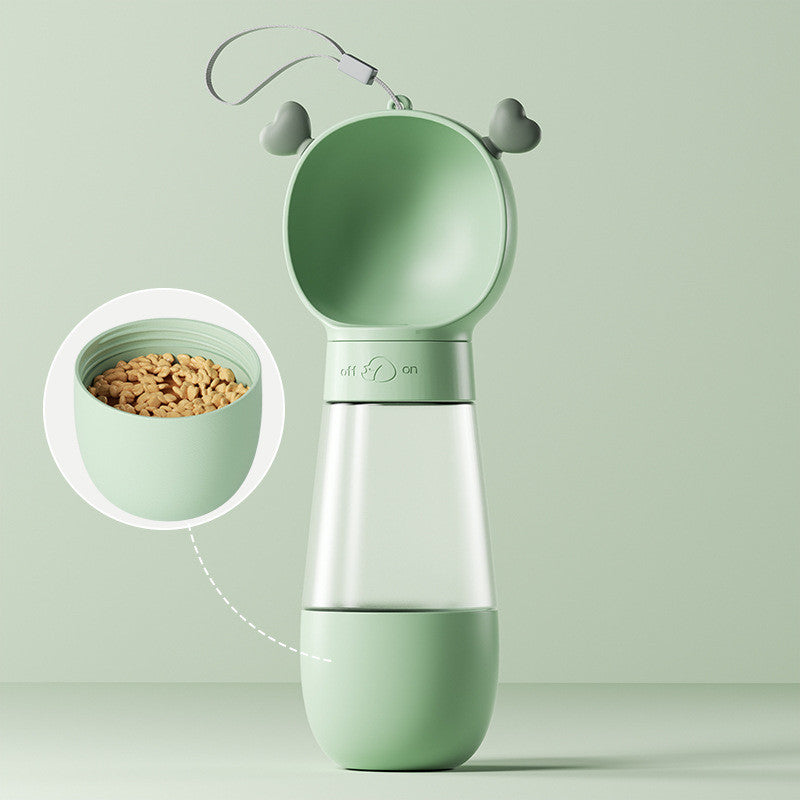 Dog Portable Water Bottle & Dog Travel 2in1 Cup 狗狗外出水杯狗水壶便携式随行杯遛狗水瓶