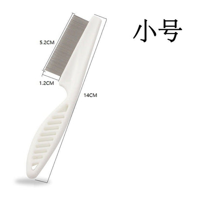 Pet Flea Comb | Stainless Steel Grooming Comb for Cats & Dogs 宠物猫狗跳蚤梳