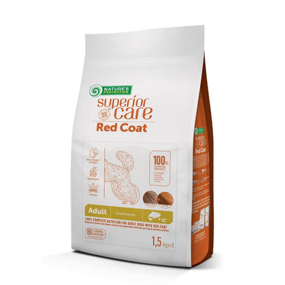 Nature's Protection Red Coat Puppy/Adult Salmon Dog Food 1.5KG