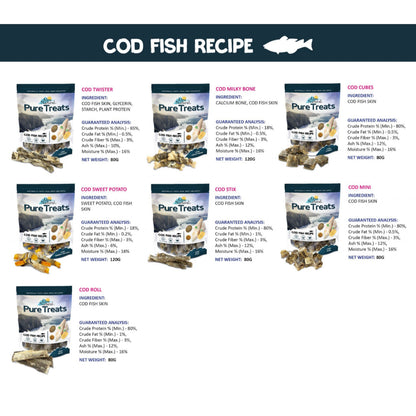 ALPS NATURAL PURE TREATS COD/SALMON/CHICKEN