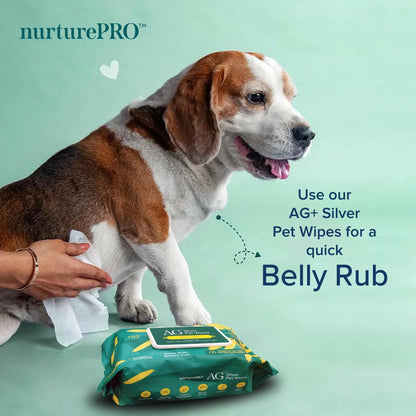 NURTURE PRO AG+ Pet Wet Wipes 10's