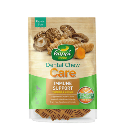 HAPPI DOGGY ZEST / CARE DENTAL CHEW 4" 6PCS / 2.5" 18PCS