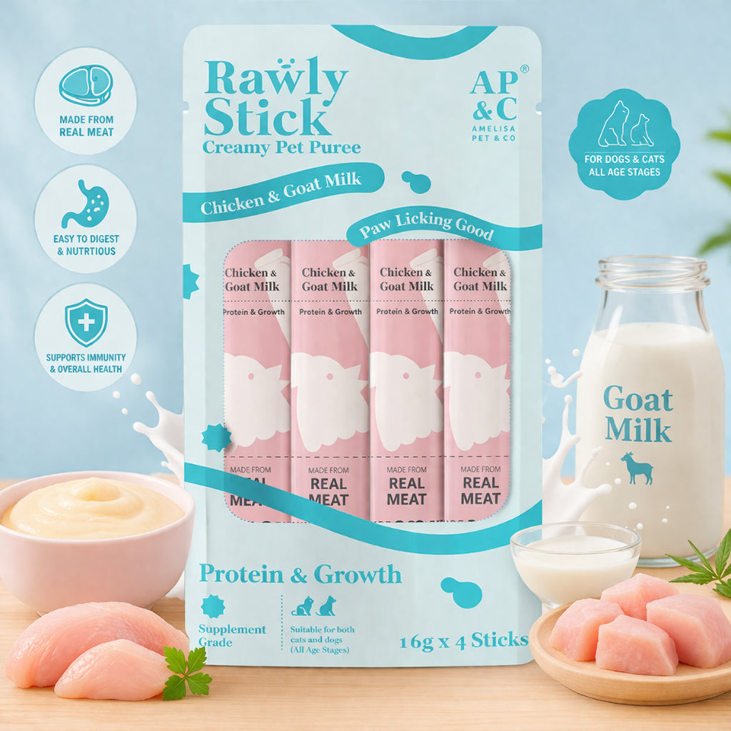 AMELISA PET RAWLY STICK PLUS 4 STICKS PER PACK