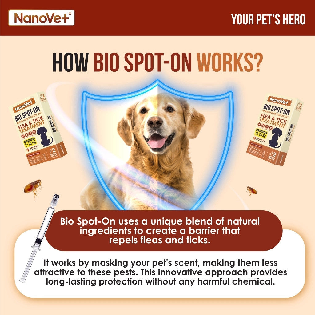 NANOVET SPOT-ON DOG (2-10KG)