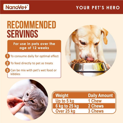 NANOVET EYE & STAIN CHEW (45 CHEW)