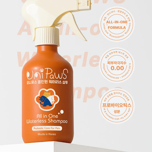 UNIPAWS PROBIOTICS WATERLESS SHAMPOO 260ML