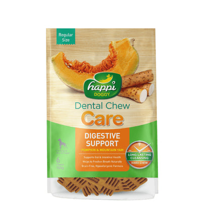 HAPPI DOGGY ZEST / CARE DENTAL CHEW 4" 6PCS / 2.5" 18PCS