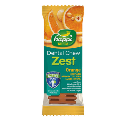 HAPPI DOGGY ZEST / CARE DENTAL CHEW 4" 1PCS