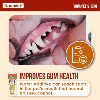NANOVET DENTAL WATER ADDITIVE 500ML