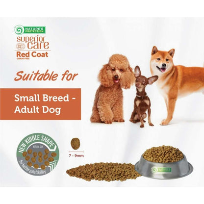 Nature's Protection Red Coat Puppy/Adult Salmon Dog Food 10KG