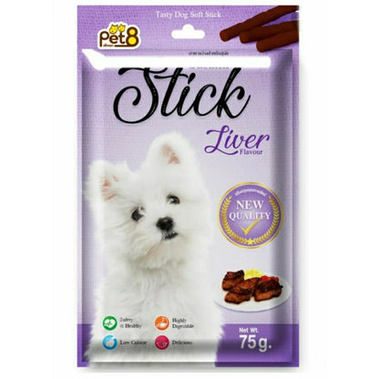 PET8 Sasami Stick Snack 75G Dog（Soft Type）