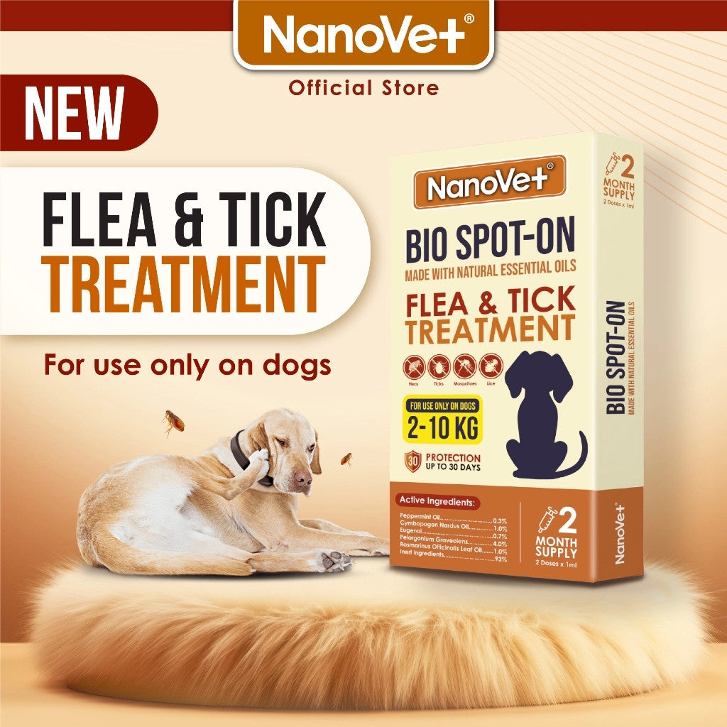 NANOVET SPOT-ON DOG (2-10KG)