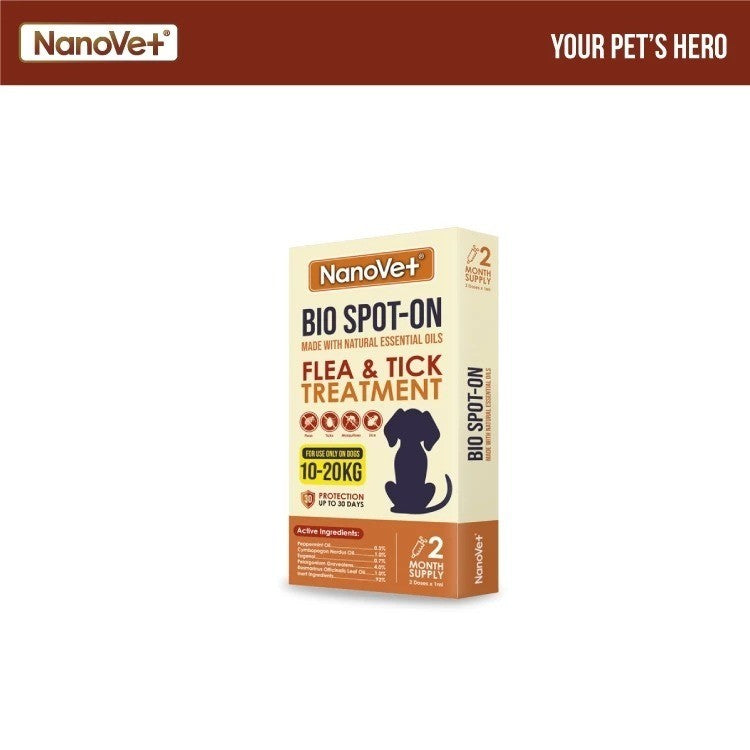 NANOVET SPOT-ON DOG (2-10KG)