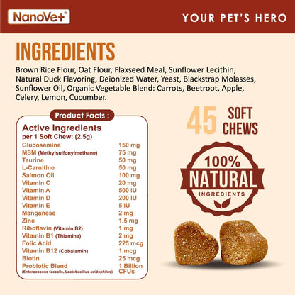NANOVET MULTIVITAMIN CHEW (45 CHEW)