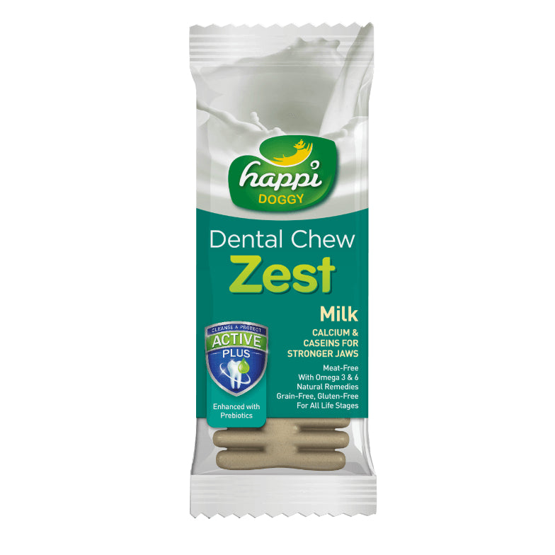 HAPPI DOGGY ZEST / CARE DENTAL CHEW 4" 1PCS