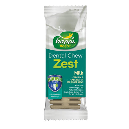 HAPPI DOGGY ZEST / CARE DENTAL CHEW 4" 1PCS