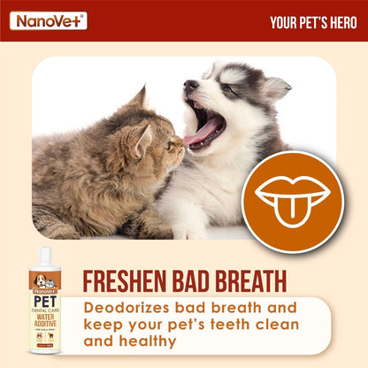 NANOVET DENTAL WATER ADDITIVE 500ML