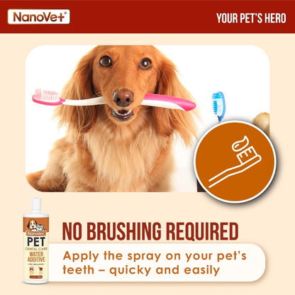 NANOVET DENTAL WATER ADDITIVE 500ML