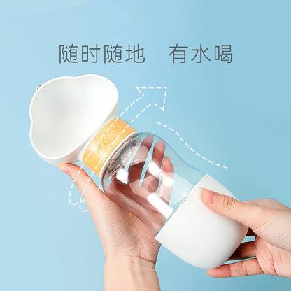 Dog Portable Water Bottle & Dog Travel 2in1 Cup 狗狗外出水杯狗水壶便携式随行杯遛狗水瓶