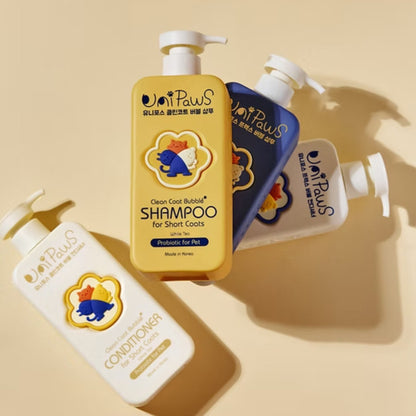 UNIPAWS PROBIOTICS LONG COATS SHAMPOO / CONDITIONER 500ML