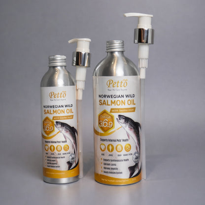 Petto Salmon Oil / Camelina Oil 250ml / 500ml