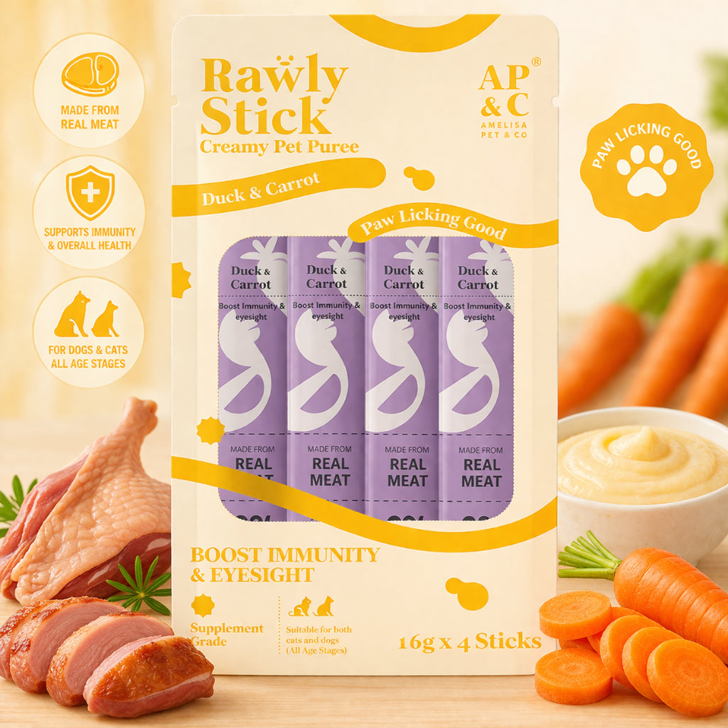 AMELISA PET RAWLY STICK PLUS 4 STICKS PER PACK