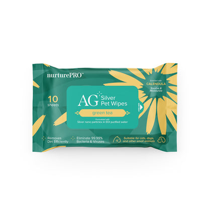 NURTURE PRO AG+ Pet Wet Wipes 10's