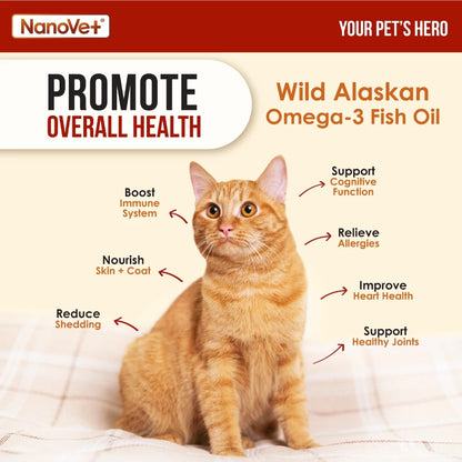 NANOVET WILD ALASKAN SALMON OIL 100/250ML