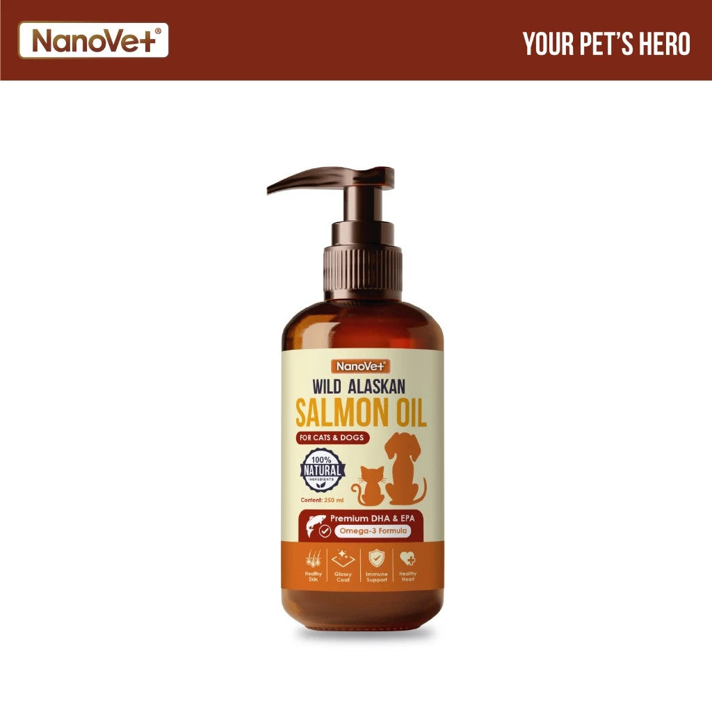 NANOVET WILD ALASKAN SALMON OIL 100/250ML