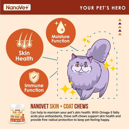 NANOVET SKIN + COAT CHEW (45 CHEW)