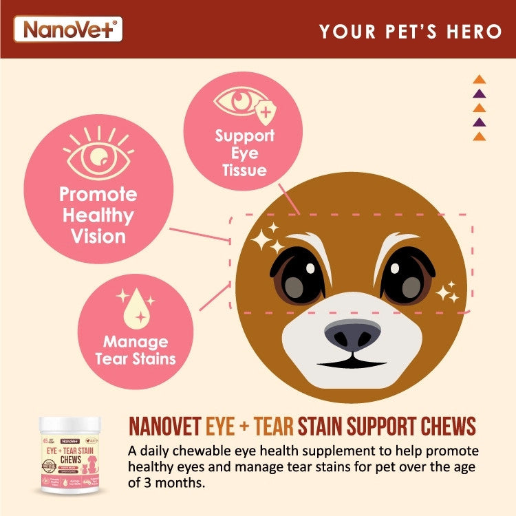 NANOVET EYE & STAIN CHEW (45 CHEW)