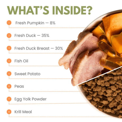 TWISSK NUTRI FIVE CAT FOOD 1.8KG - PUMPKIN & DUCK
