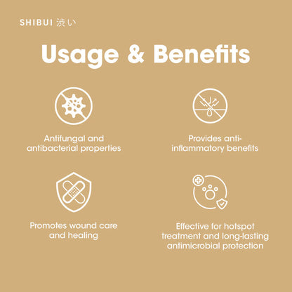 SHIBUI Pet Anti-Fungal Shampoo 500ml For Dogs & Cats | Sensitive Skin Support 宠物沐浴露抗真菌