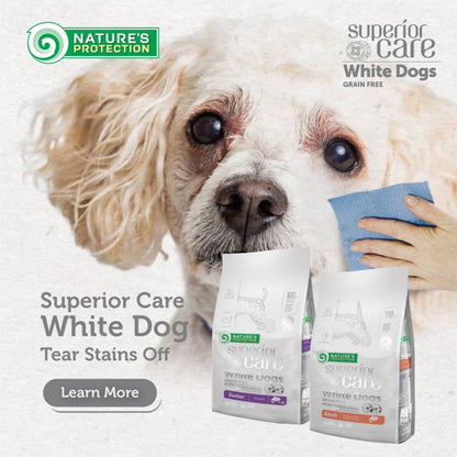 Nature's Protection White Dog Puppy/Adult Salmon Dog Food 10KG