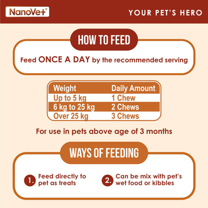NANOVET HIP + JOINT CHEW (45 CHEW)