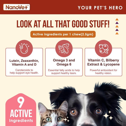 NANOVET EYE & STAIN CHEW (45 CHEW)