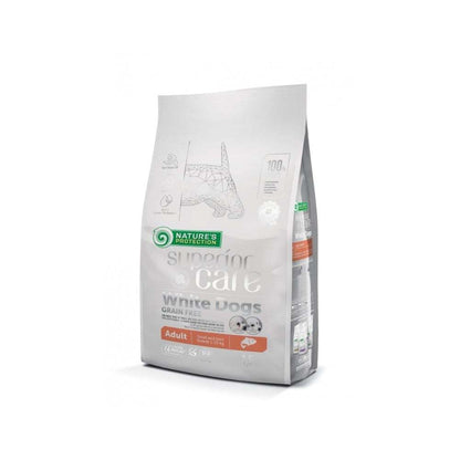 Nature's Protection White Dog Puppy/Adult Salmon Dog Food 1.5KG