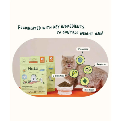 NOTTI CAT FOOD - WEIGHT CARE SLOW BAKED FRESH CHICKEN & LAMB 1.5KG