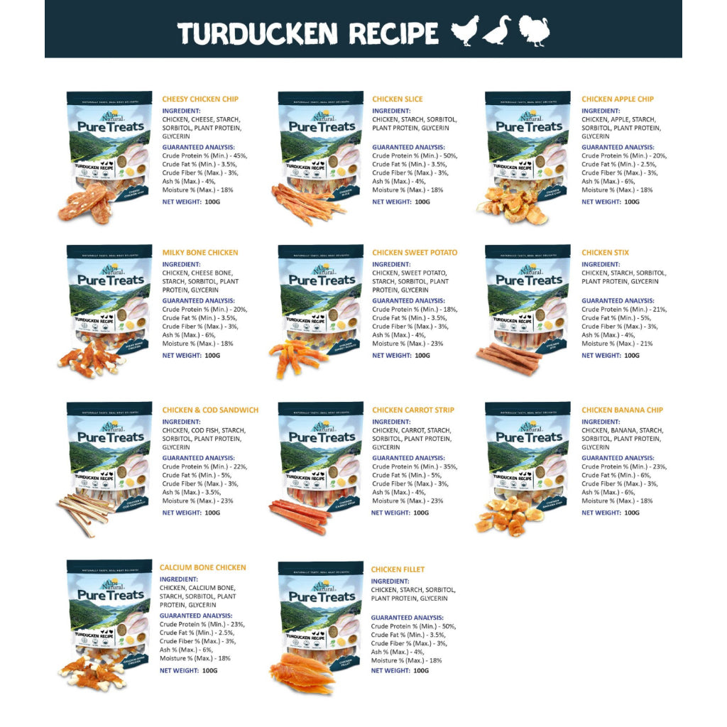 ALPS NATURAL PURE TREATS COD/SALMON/CHICKEN
