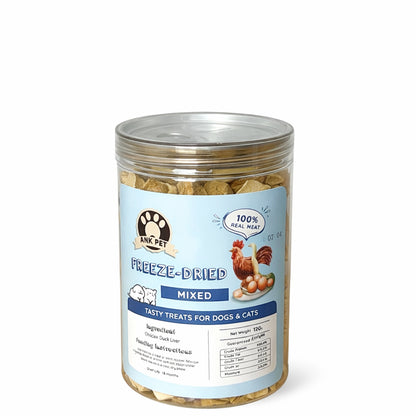 ANK Freeze-Dried Meat Chicken/Duck/EggYolk/Salmon/Capelin